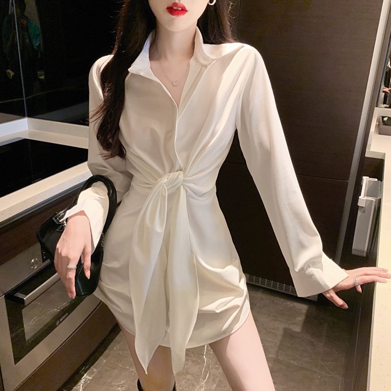 Đầm Satin Ngắn Ôm Eo Cao Cấp Phong Cách Mới 2022