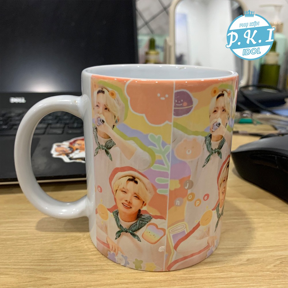 Cốc Sứ Uống Cà Phê In Hình Jhope BTS