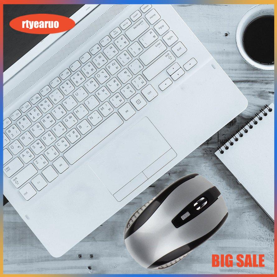 Chuột không dây màu bạc 2.4g 6D 1000dpi nhỏ gọn cho máy tính PC | BigBuy360 - bigbuy360.vn