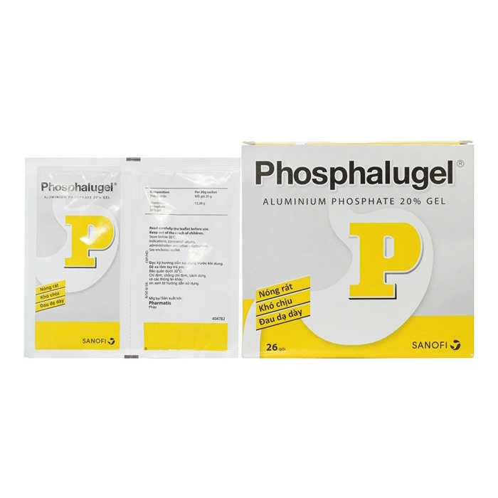 Sữa dạ dày phosphalugel. Hộp 26 gói