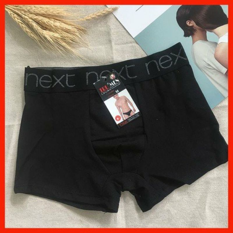 Quần Sịp Đùi Nam Vải Cotton Co Dãn Mềm Mịn Mát Nhẹ Thoáng Thấm Hút Mồ Hôi Tốt Màu Sắc Ngẫu Nhiên