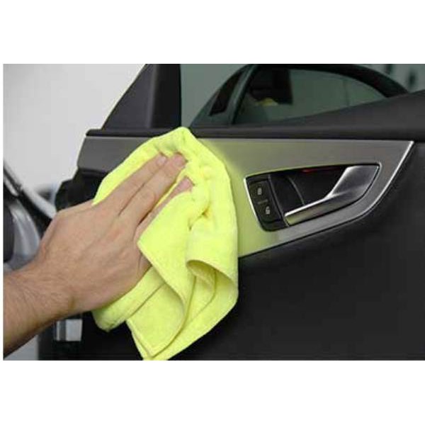 Bộ 4 khăn lau xe hơi  Microfiber Siêu Mền, Thấm Hút Nước