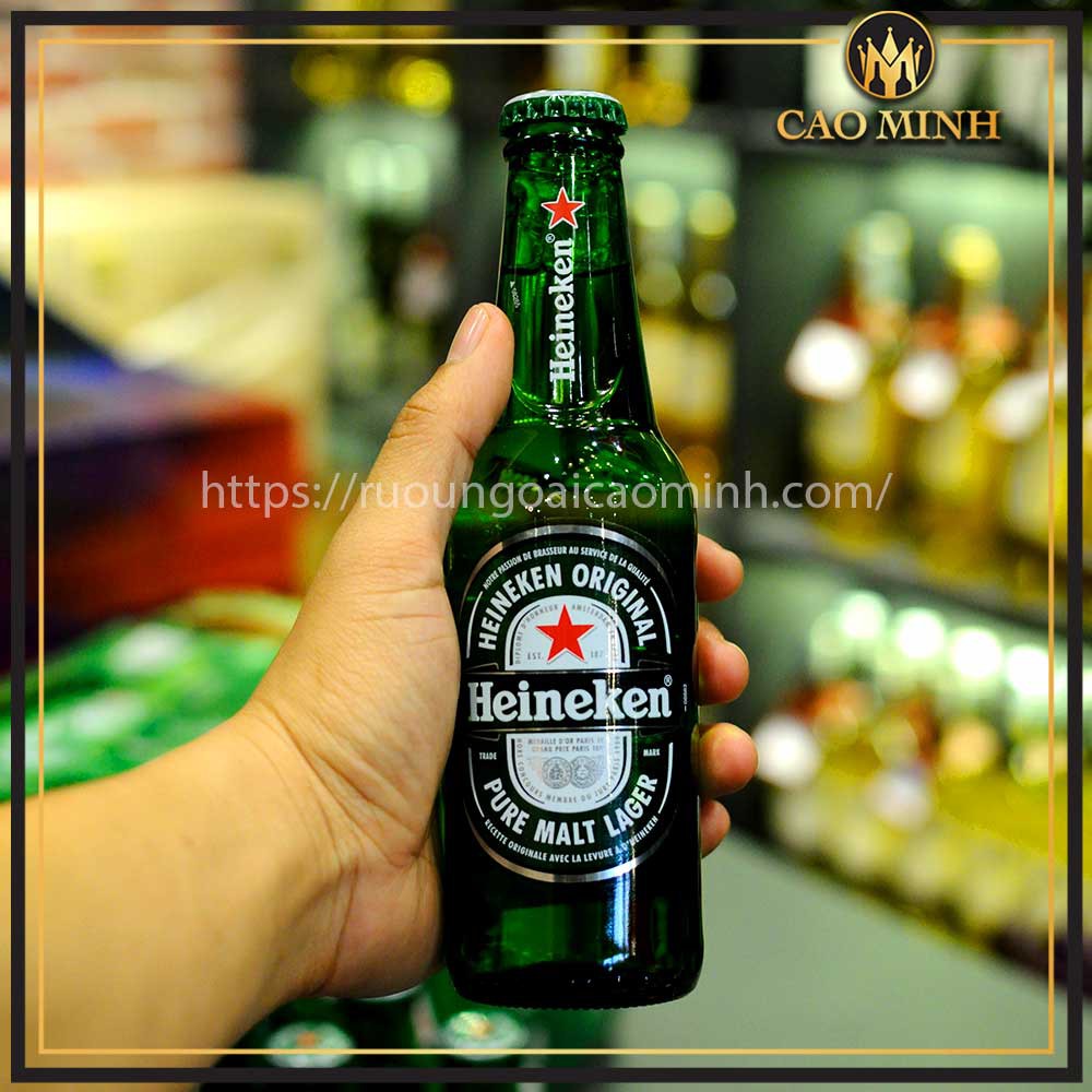 Bia Heineken 5% (Xách) Thùng 20 Chai 250ml Nhập Khẩu Pháp