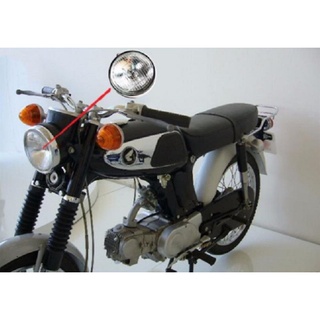Đèn pha xe honda 67 CD Chaly có đuôi bóng