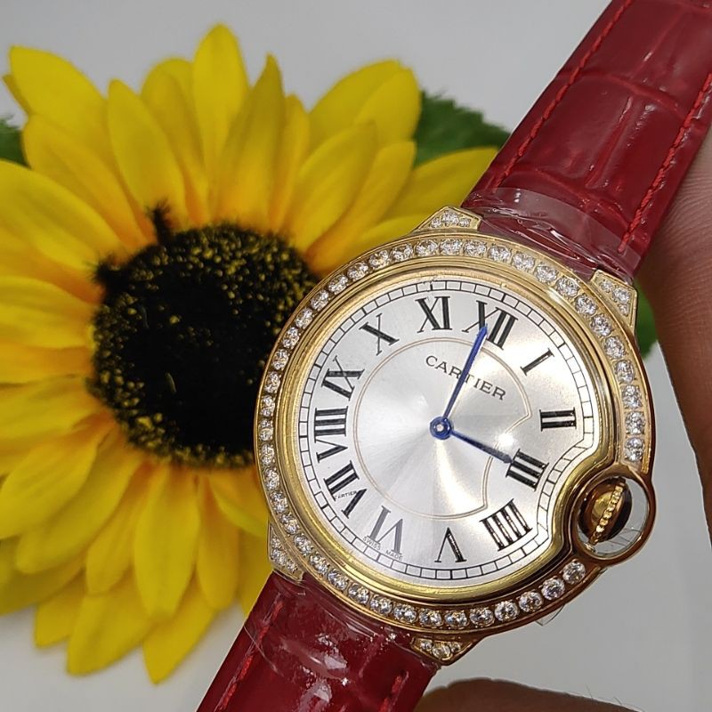 ĐỒNG HỒ ROMAN CAR-TIER NỮ QUAI DA