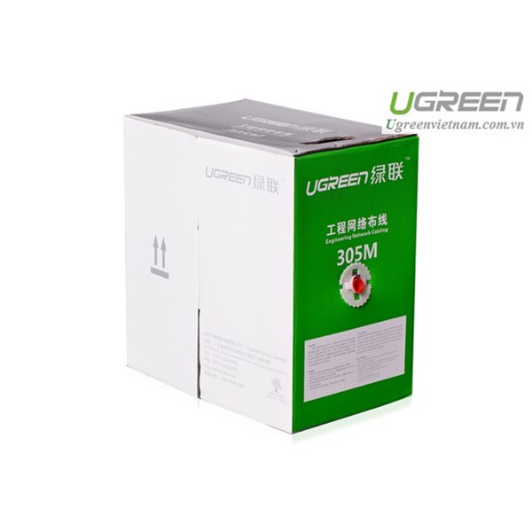 Cáp mạng UTP CAT6 dài 50m chính hãng Ugreen 11256 23AWG Cao cấp