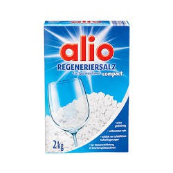 Muối rửa bát alio 2kg  dùng cho máy rửa bát