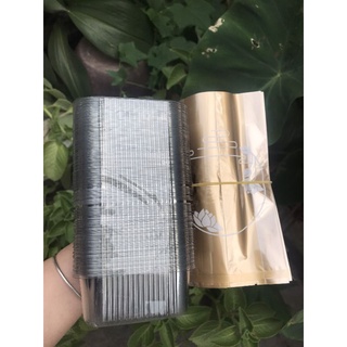 Set 100 khay + túi bánh trung thu 150g - 200g