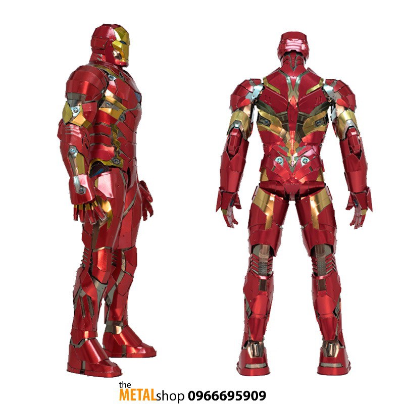 mô hình lắp ráp kim loại iron man mark 46 (mẫu lớn)