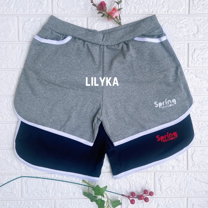 Quần short nữ bigsize lưng thun dáng ngắn ôm đùi mặc nhà cá tính lilyka QS05