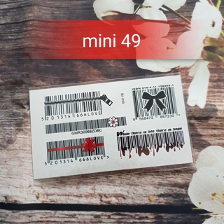 Hình xăm dán - mini 119