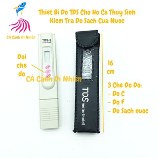 Thiết bị đo, bút đo TDS-3 đo độ sạch của nước cho hồ tép thủy sinh KHÔNG kèm bao da