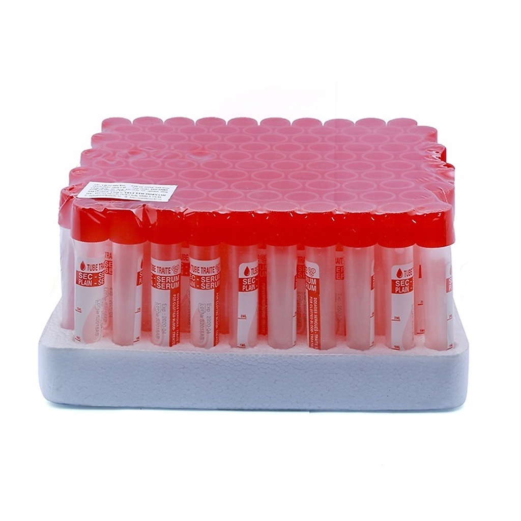 Ống nghiệm đông máu Hồng Thiện Mỹ Serum hộp 100 cái