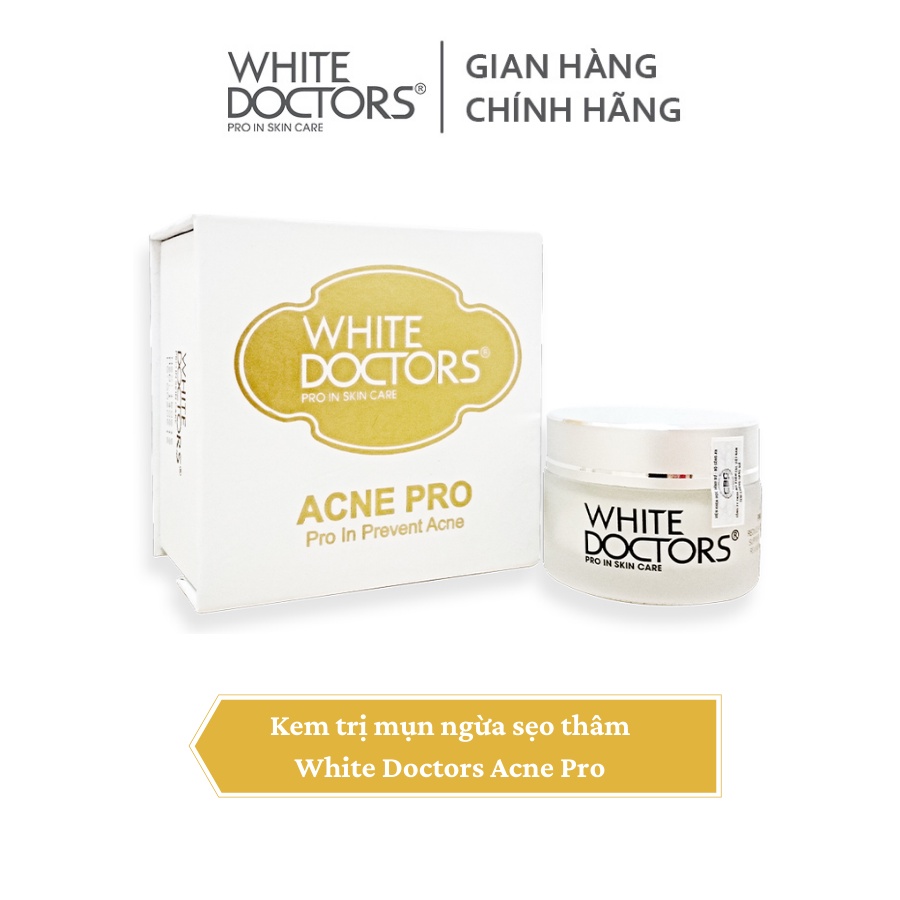 Bộ hỗ trợ giảm mụn chuyên sâu White Doctors