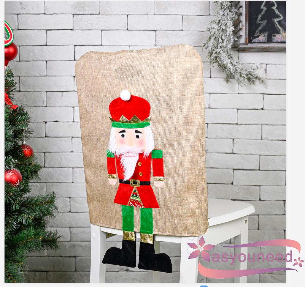 AyD-Classic Elf Gnome Truck Nutcracker Soldiers Chair Caps Slipcovers