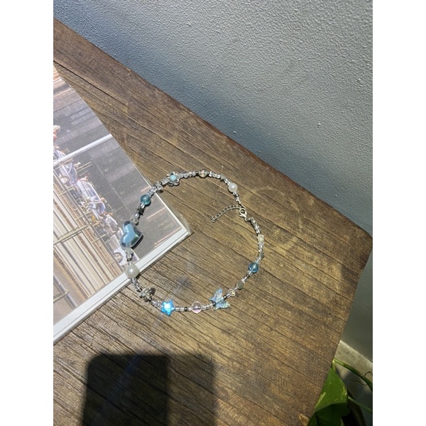 [320] Vòng cổ tone màu xanh nữ tính - Blue Necklace