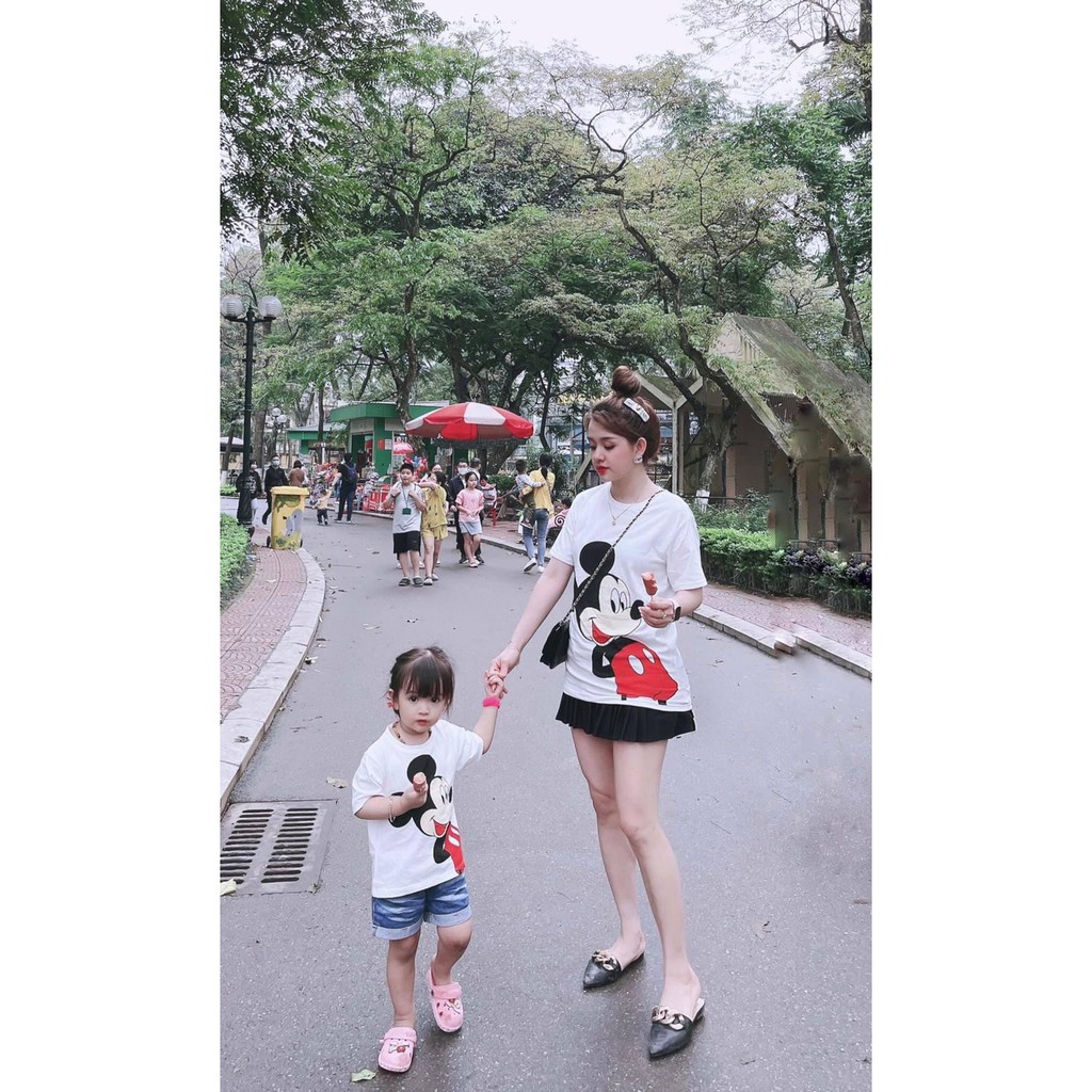 Set áo đôi mickey mẹ con