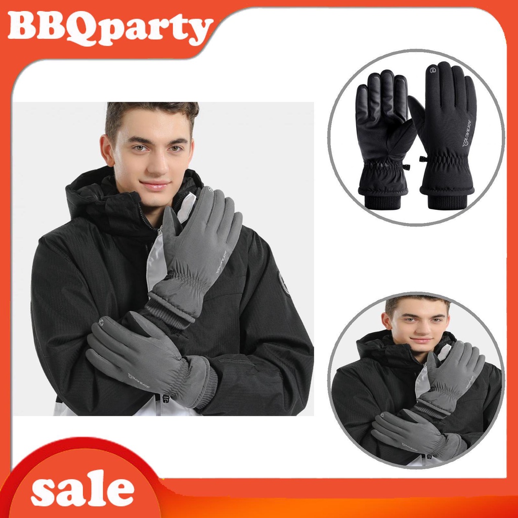 Găng tay polyester dày dặn chống trượt dùng khi trượt tuyết