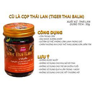 Cao Xoa Bop Con Hổ Tiger Balm