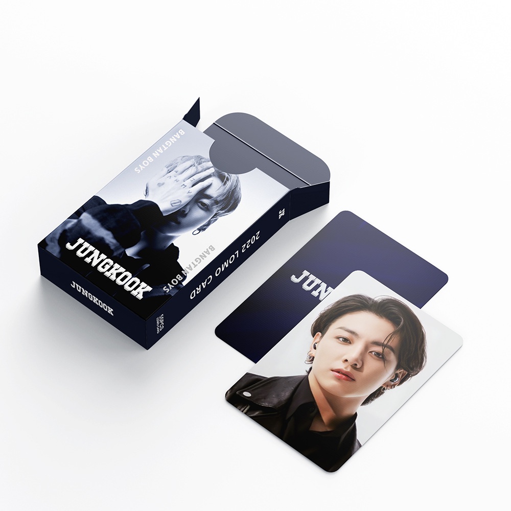 Set 55 Tấm Thẻ Hình JUNGKOOK Nhóm BTS 2022 Solo