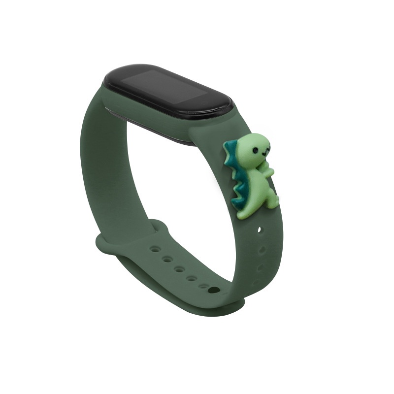 XIAOMI Dây Đeo Thay Thế Chất Liệu Silicone Cho Mi Band 5 4/3 Mi Band 6