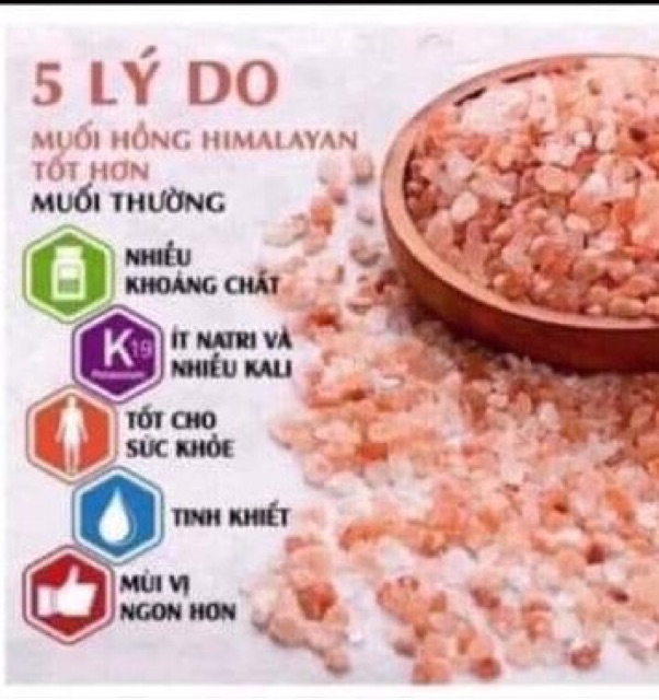 MUỐI HỒNG HYMALAYA 750g CỦA ÚC