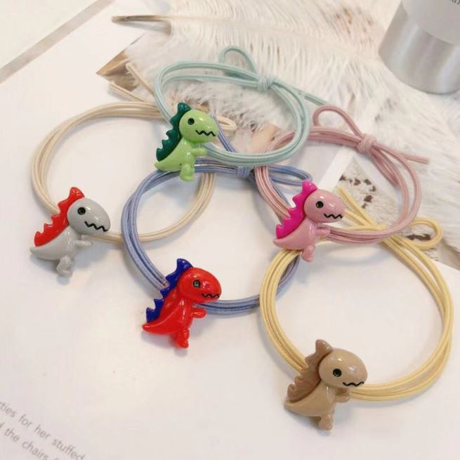 Chun buộc tóc khủng long nhiều màu K145 K146 K147 K148 K149