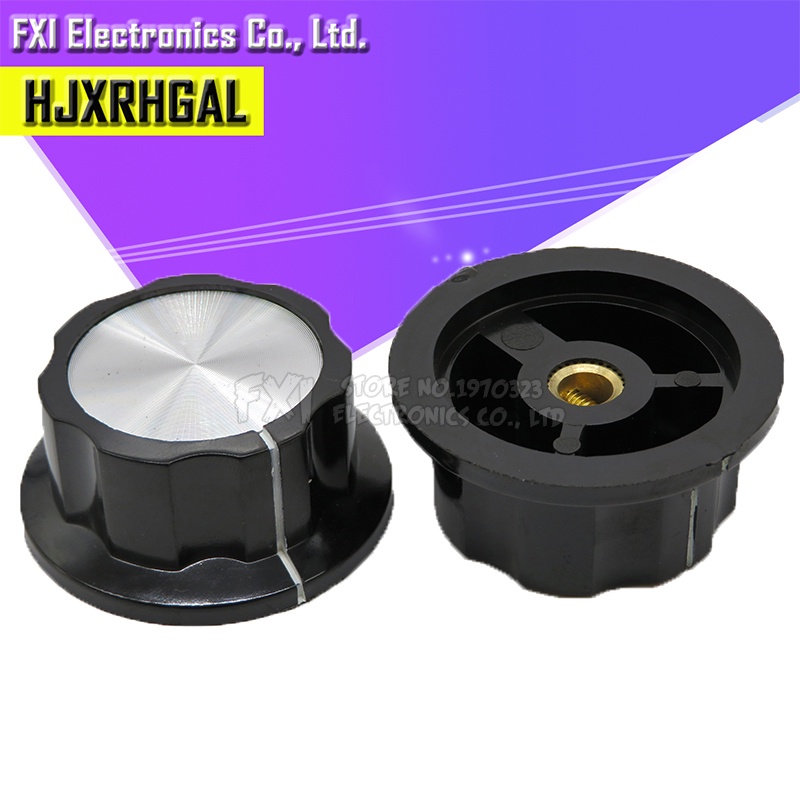 2 Nút Vặn Chiết Áp MF-A05 WH118 WX050 Bằng Đồng 6mm