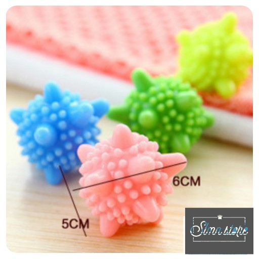 Bông Giặt Mini, Đánh Tan Vết Bẩn, Mùi Hôi và Vi Khuẩn. (Màu Ngẫu Nhiên). Slmn_BGMini