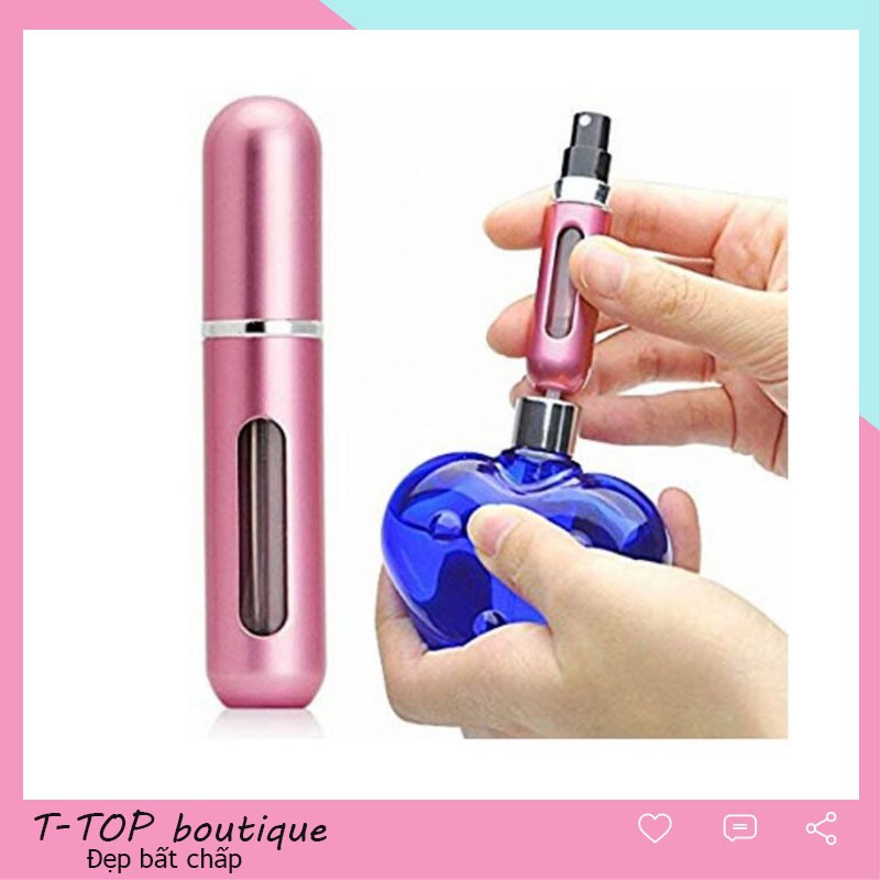 Lọ chiết nước hoa mini - ống chiết tự động dạng vòi xịt cực tiện dụng