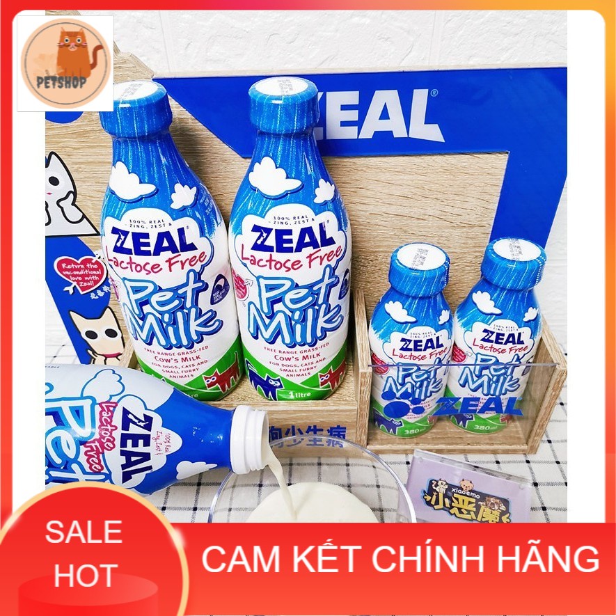 Sữa tươi ZEAL - Thức ăn cho mèo Petviet