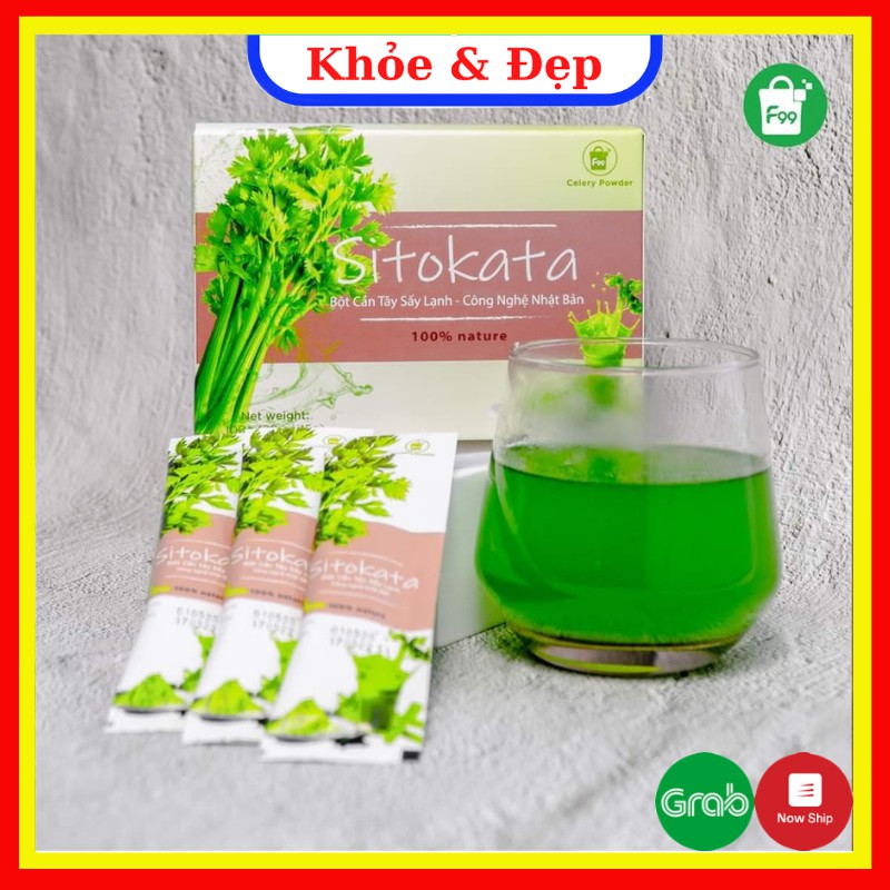[Mã GROSALE2703 giảm 8% đơn 250K] Bột cần tây sitokata sấy lạnh F99 giúp giảm cân và tăng nội tiết tố nữ