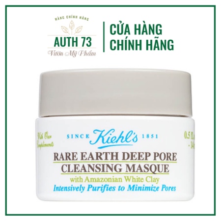 [KIEHL'S] Mặt nạ đất sét KIEHLS RARE EARTH DEEP PORE CLEASING MASQUE 14ml