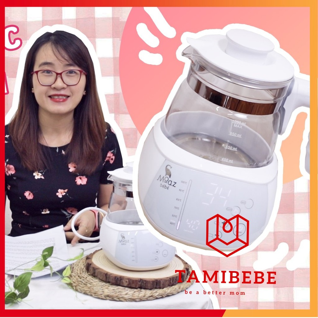 Bình đun nước pha sữa moaz bebe 002-TAMIBEBE