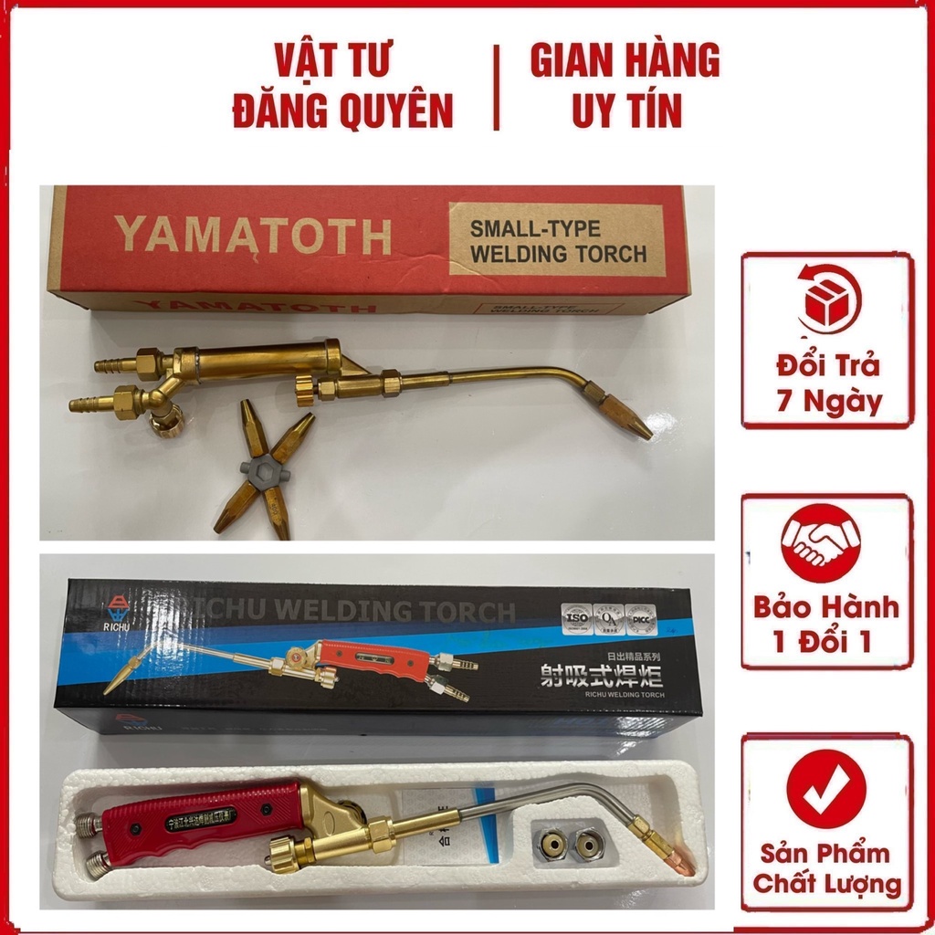 Tay hàn Oxy Yamato bằng đồng, chịu nhiệt,loại tốt- tay hàn richu