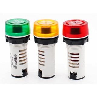 Đèn Báo Có Còi 220V AD16-22SM