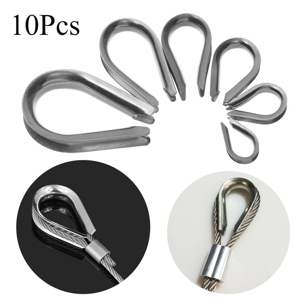 Set 10 Kẹp Dây Thừng M2 M8 Bằng Inox Siêu Bền Tiện Dụng