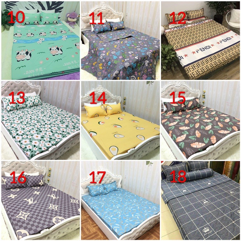 Bộ ga gối cotton poly nhiều mẫu ( ib chọn mẫu) | BigBuy360 - bigbuy360.vn