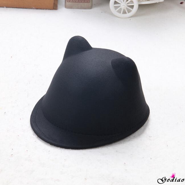 Nón len tai mèo dễ thương cho nữ