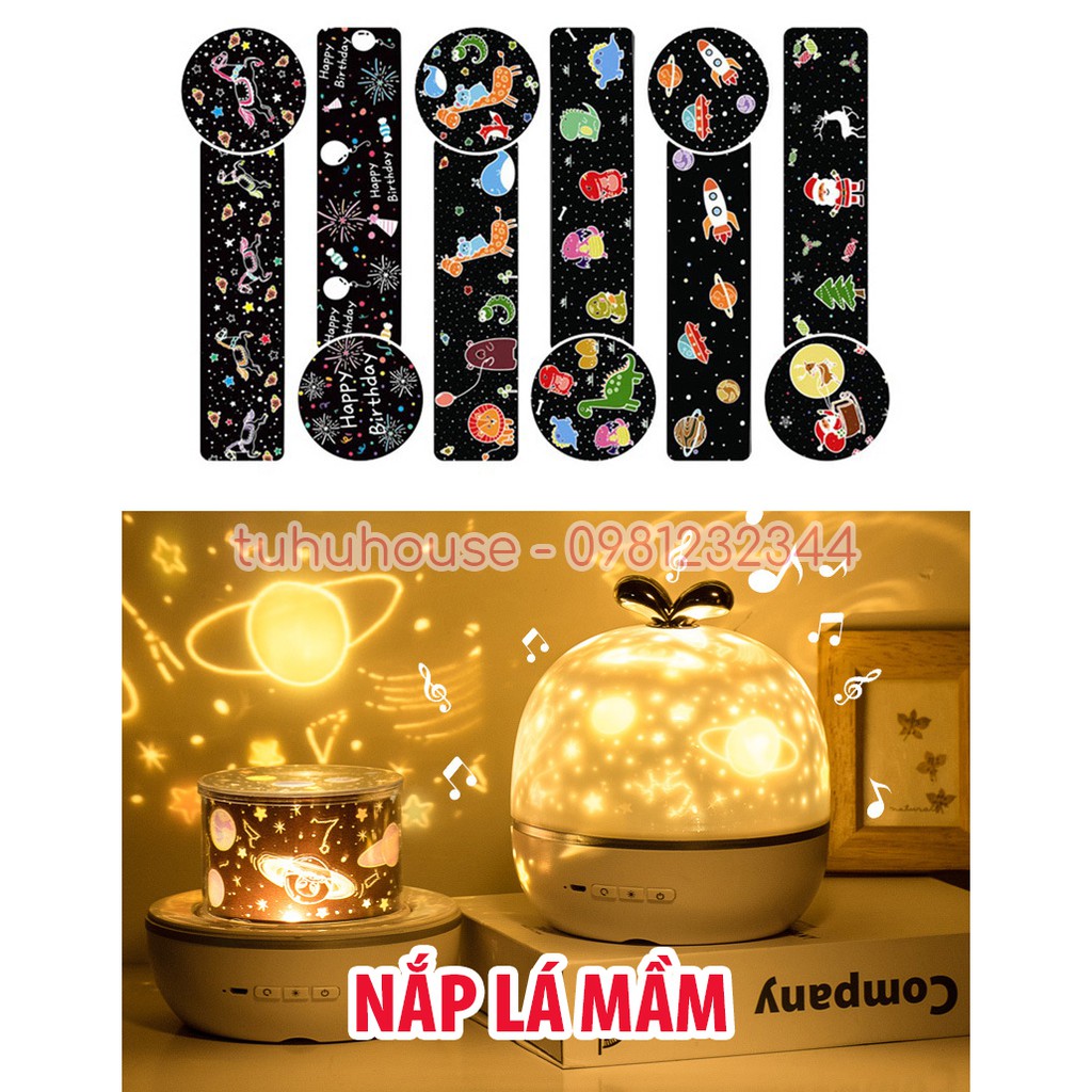 Đèn ngủ chiếu sao 3D, đèn ngàn sao chiếu trần xoay tự động kèm phát nhạc | BigBuy360 - bigbuy360.vn