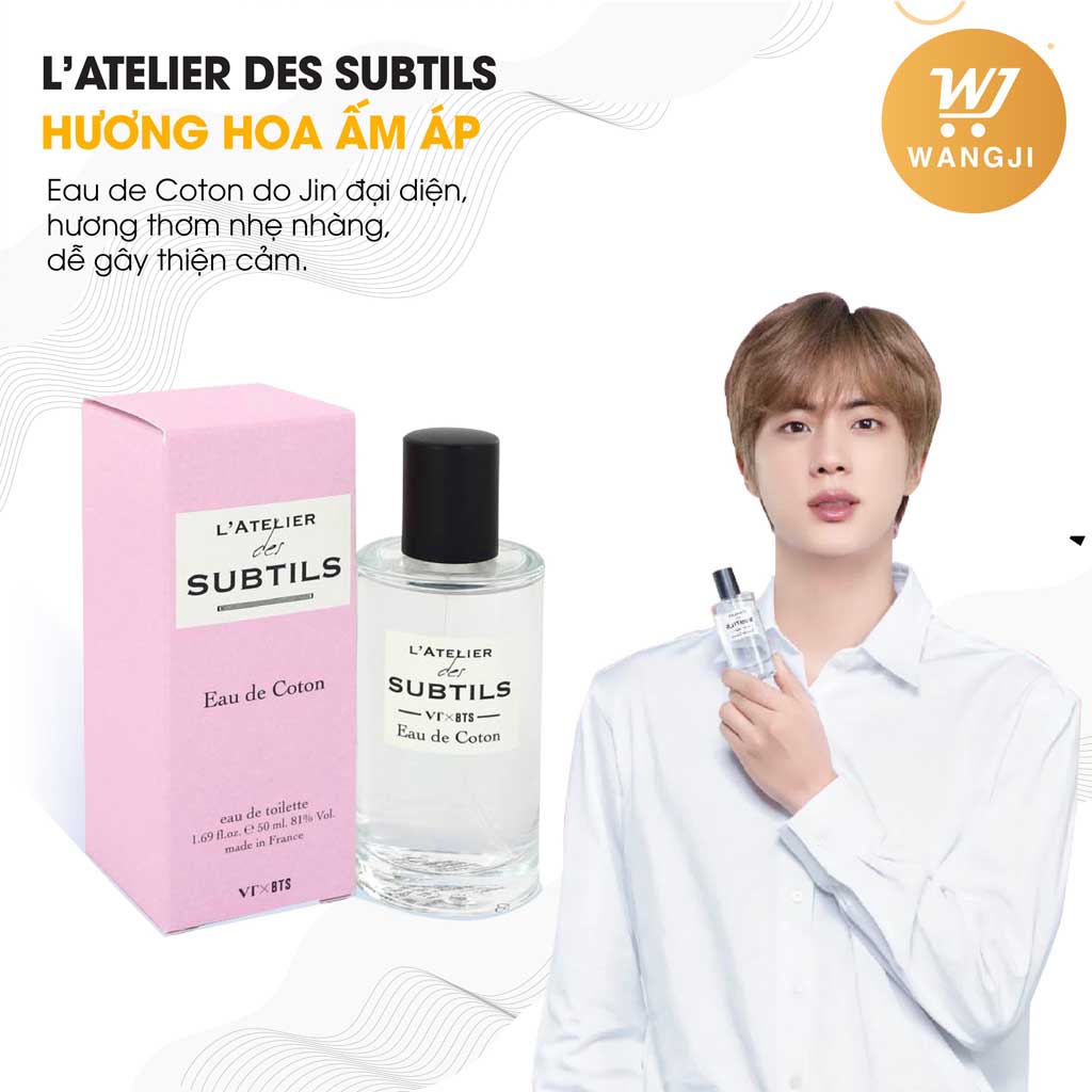 Nước hoa VT x BTS : l'Atelier des Subtils 50ml chính hãng - Wangji