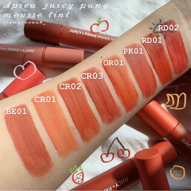 SON A'PIEU JUICY PANG MOUSSE TINT | BigBuy360 - bigbuy360.vn
