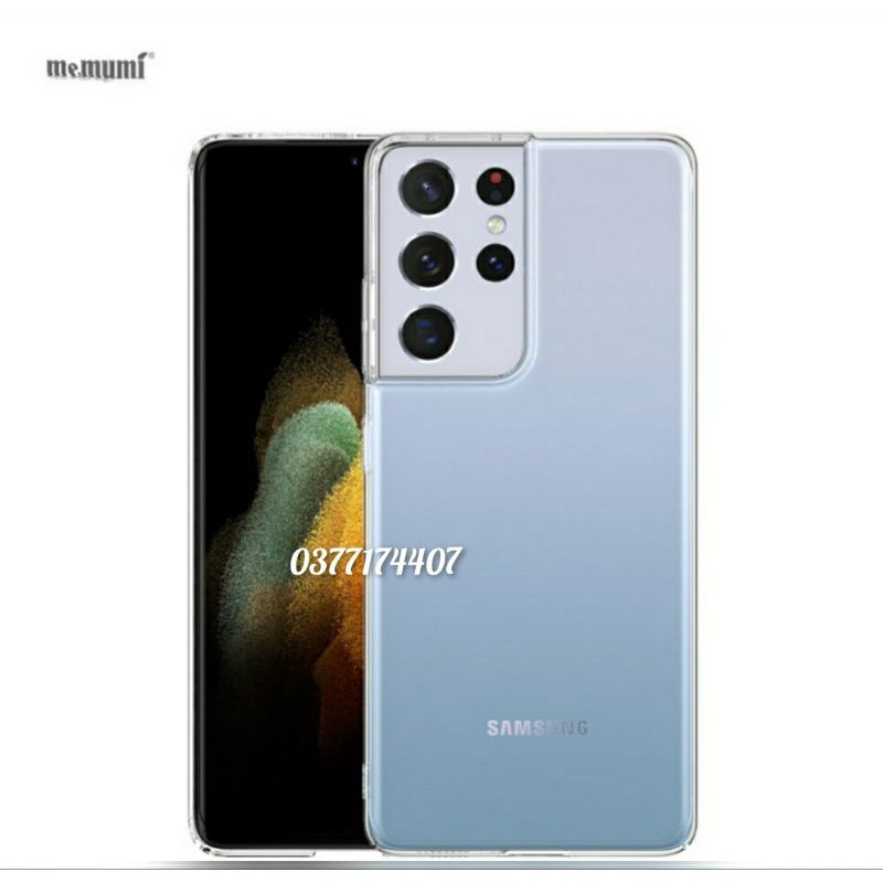 Samsung S21, S21 Plus, S21 Ultra_Ốp lưng Memumi Slim Desing siêu mỏng trong suốt không ố màu