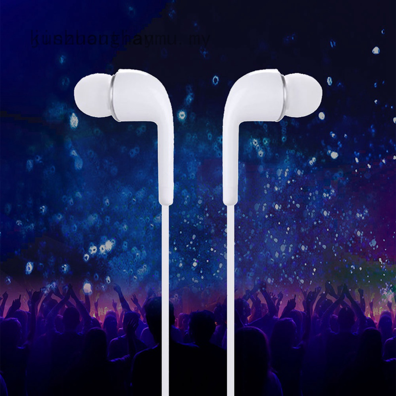 Tai nghe nhét tai màu trắng kèm Mic dùng cho Samsung