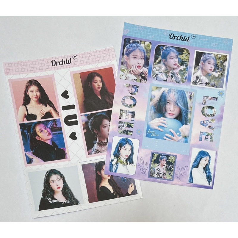 Sticker nhãn dán IU Lee Ji Eun