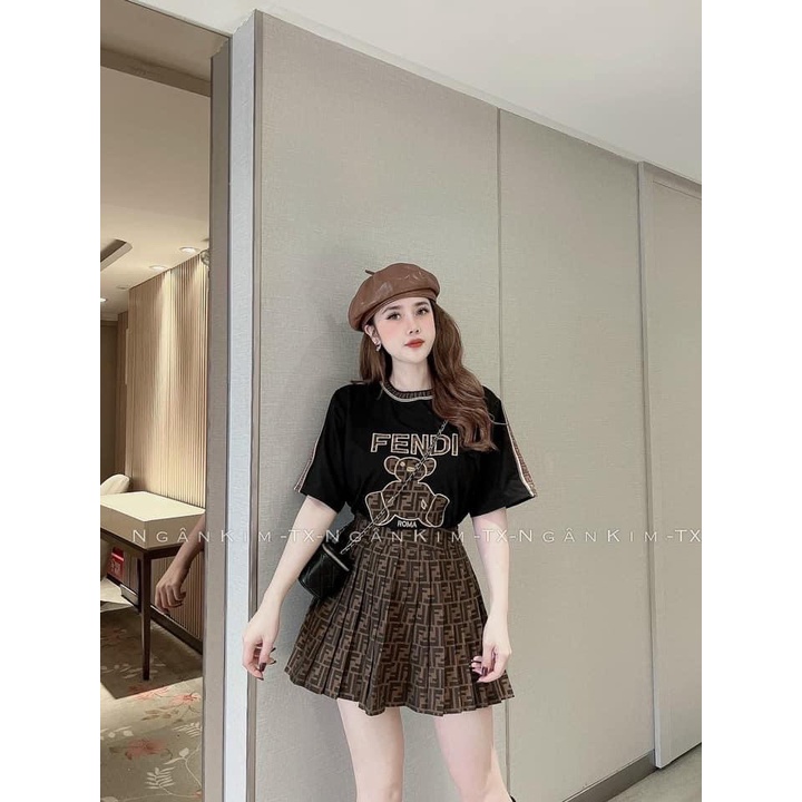 Set bộ thun gấu phối viền - Hàng có sẵn - Xưởng may Lộc Vân