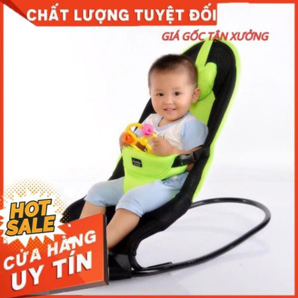 [ Hàng loại 1 dày dặn chắc chắn] Ghế nhún cho bé từ 0 đến 2 tuổi tự rung có đồ chơi an toàn thoải mái cho bé