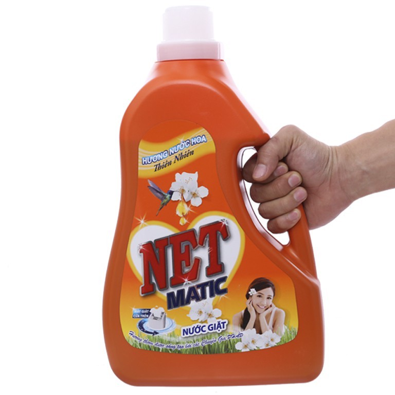 Nước Giặt NET Matic đậm đặc 3,6kg chai