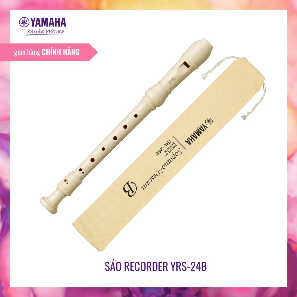 Sáo dọc Recorder Yamaha YRS-24B - Chất liệu ngà voi nhân tạo