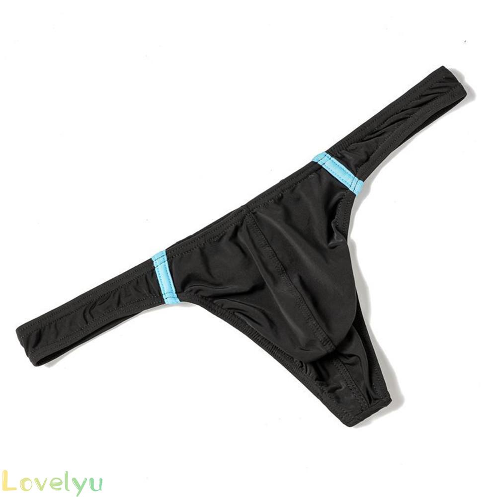 Quần lót lọt khe màu trơn thoáng khí sexy cho nam màu sắc